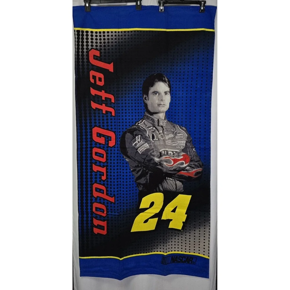 Vtg NEW NASCAR Jeff Gordon #24 Beach Towel 30